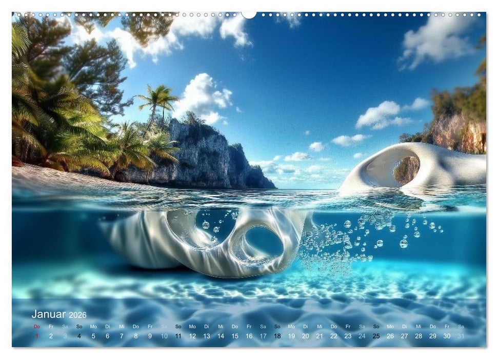 Wasserspiegelwelt (CALVENDO Wandkalender 2026)