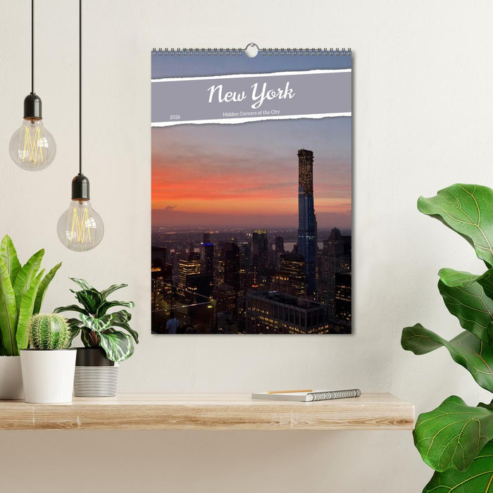 New York – Hidden Corners of the City (CALVENDO Monthly Calendar 2026)