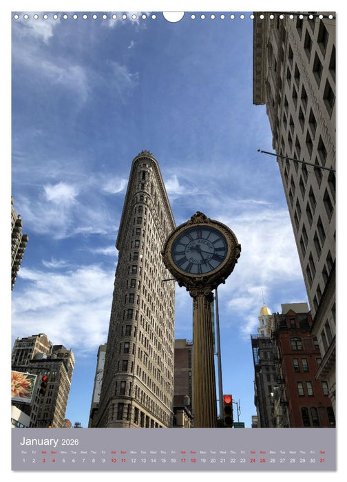 New York – Hidden Corners of the City (CALVENDO Monthly Calendar 2026)