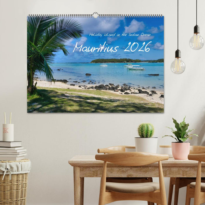 Mauritius - Holiday island in the Indian Ocean (CALVENDO Monthly Calendar 2026)