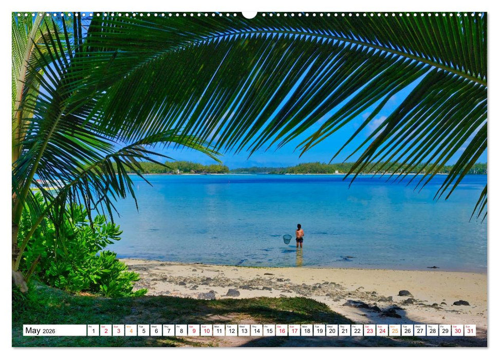Mauritius - Holiday island in the Indian Ocean (CALVENDO Monthly Calendar 2026)