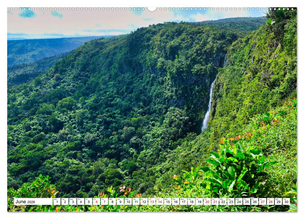 Mauritius - Holiday island in the Indian Ocean (CALVENDO Monthly Calendar 2026)