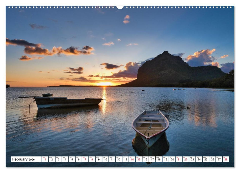 Mauritius - Holiday island in the Indian Ocean (CALVENDO Premium-Calendar 2026)