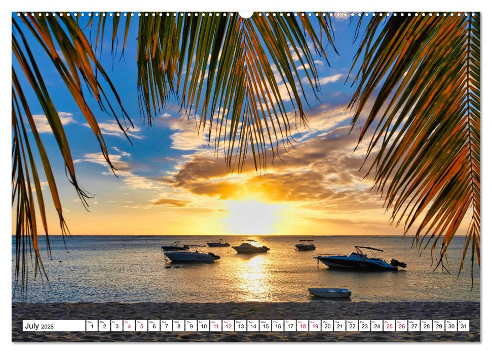 Mauritius - Holiday island in the Indian Ocean (CALVENDO Premium-Calendar 2026)