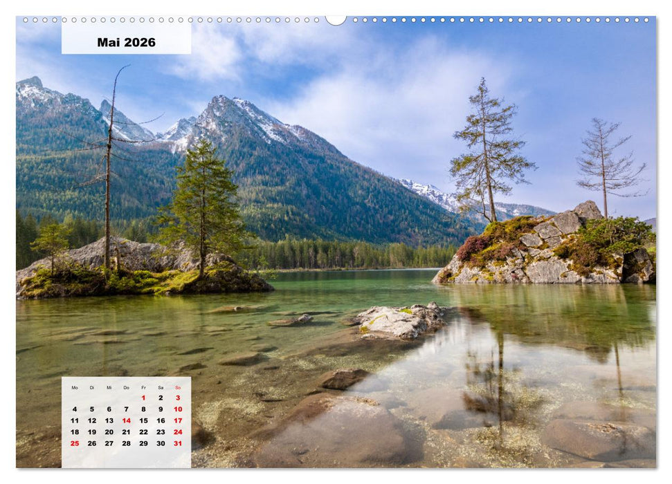 Berge im Berchtesgadener Land (CALVENDO Premium Wandkalender 2026)