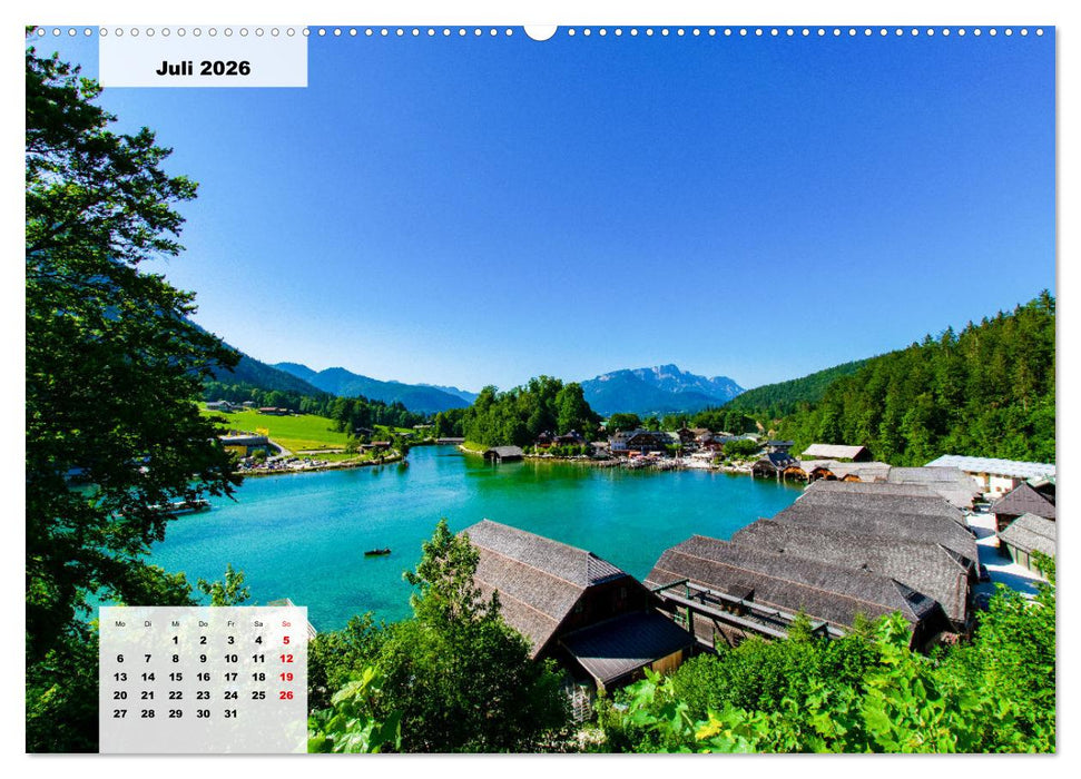 Berge im Berchtesgadener Land (CALVENDO Premium Wandkalender 2026)