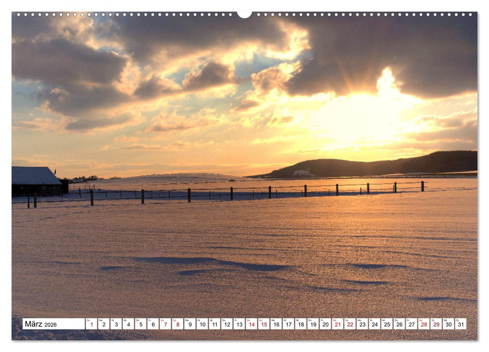 Winter in Nord-Deutschland (CALVENDO Wandkalender 2026)