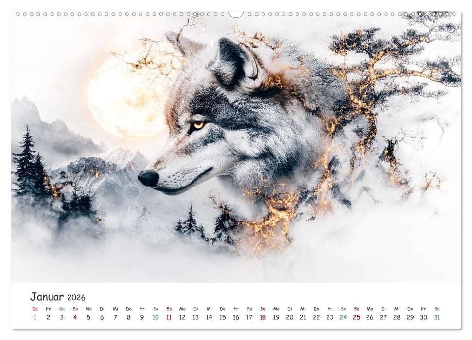 Wächter des Zauberwaldes (CALVENDO Wandkalender 2026)