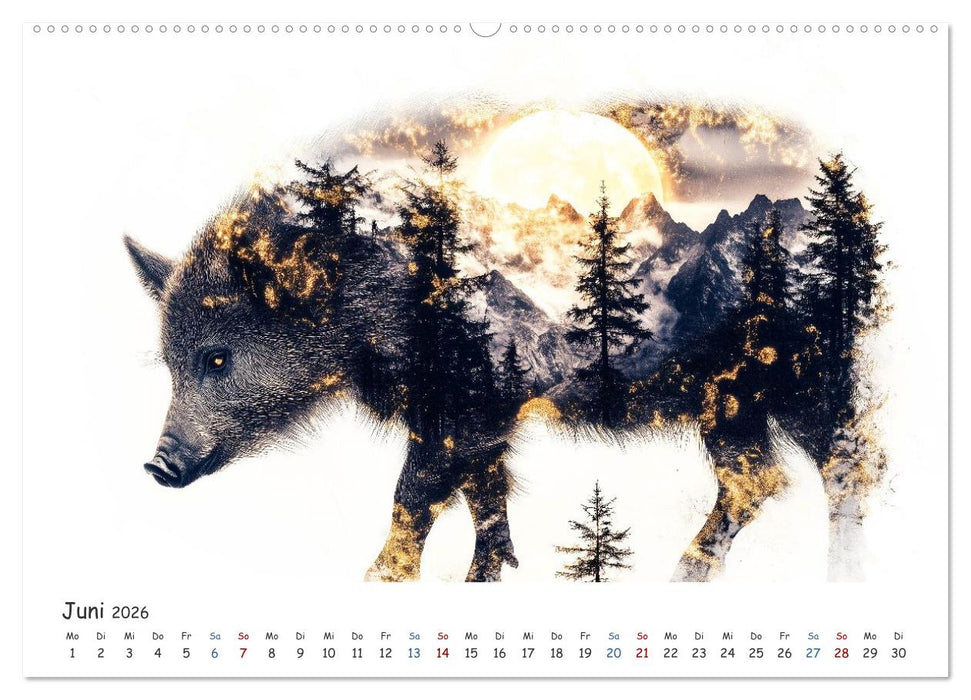 Wächter des Zauberwaldes (CALVENDO Wandkalender 2026)