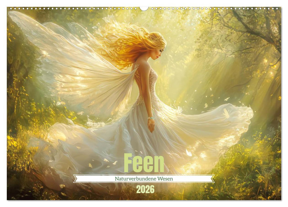 Feen - Naturverbundene Wesen (CALVENDO Wandkalender 2026)