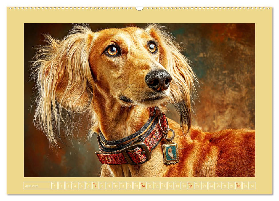 Windhunde. Seelenflüsterer zwischen Anmut, Tempo und Stille (CALVENDO Wandkalender 2026)