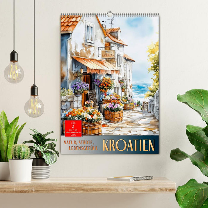 Kroatien - Natur, Städte, Lebensgefühl (CALVENDO Wandkalender 2026)