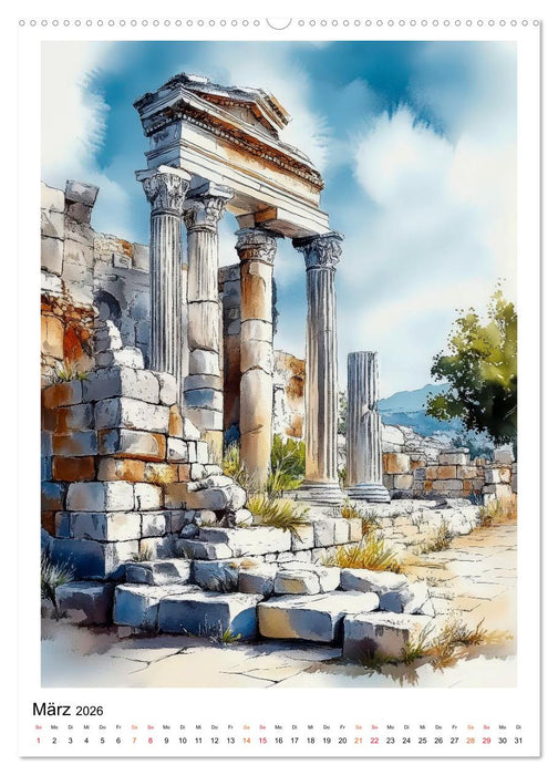 Kroatien - Natur, Städte, Lebensgefühl (CALVENDO Wandkalender 2026)