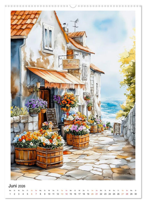 Kroatien - Natur, Städte, Lebensgefühl (CALVENDO Wandkalender 2026)