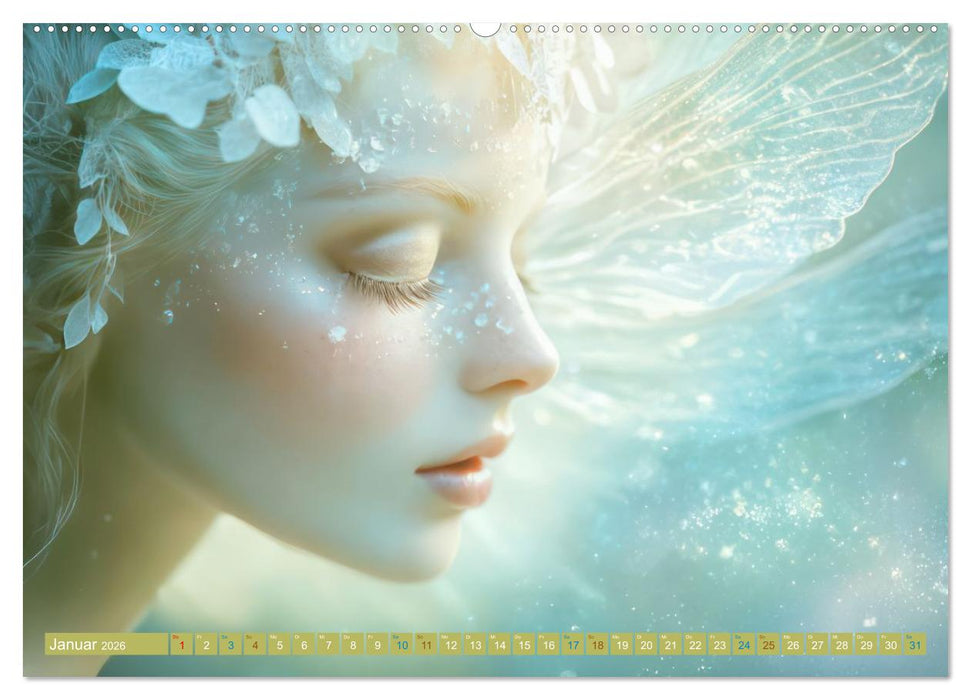 Feen - Naturverbundene Wesen (CALVENDO Premium Wandkalender 2026)