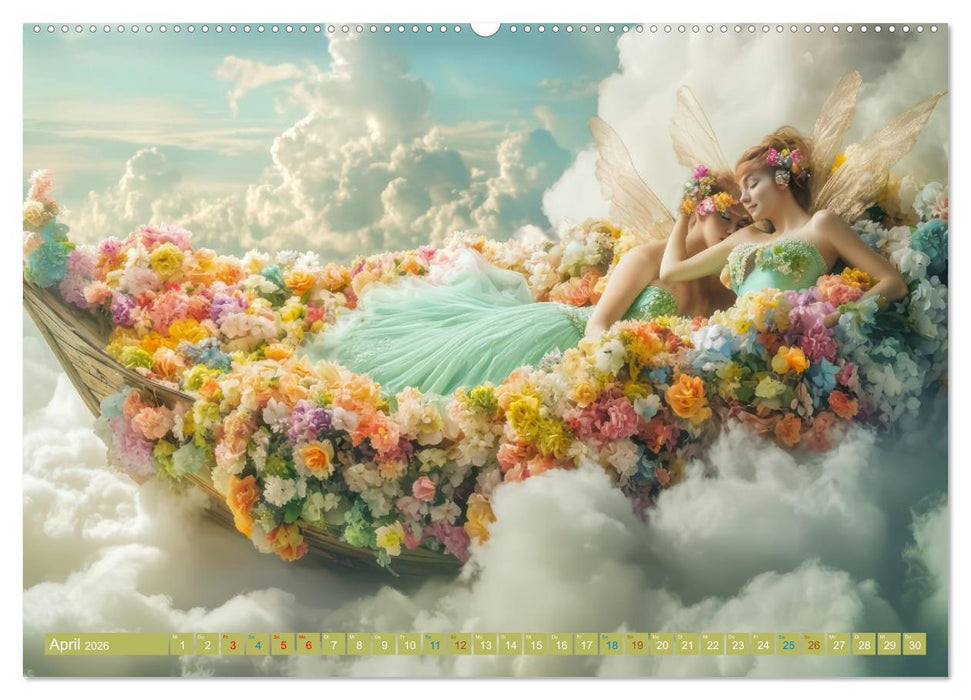 Feen - Naturverbundene Wesen (CALVENDO Premium Wandkalender 2026)