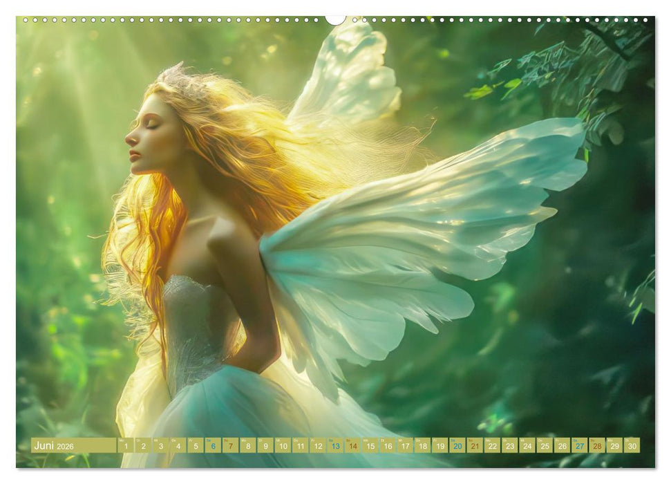 Feen - Naturverbundene Wesen (CALVENDO Premium Wandkalender 2026)