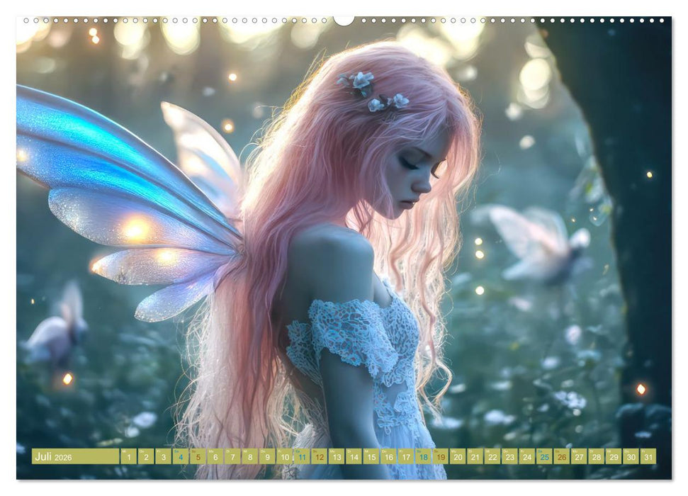 Feen - Naturverbundene Wesen (CALVENDO Premium Wandkalender 2026)