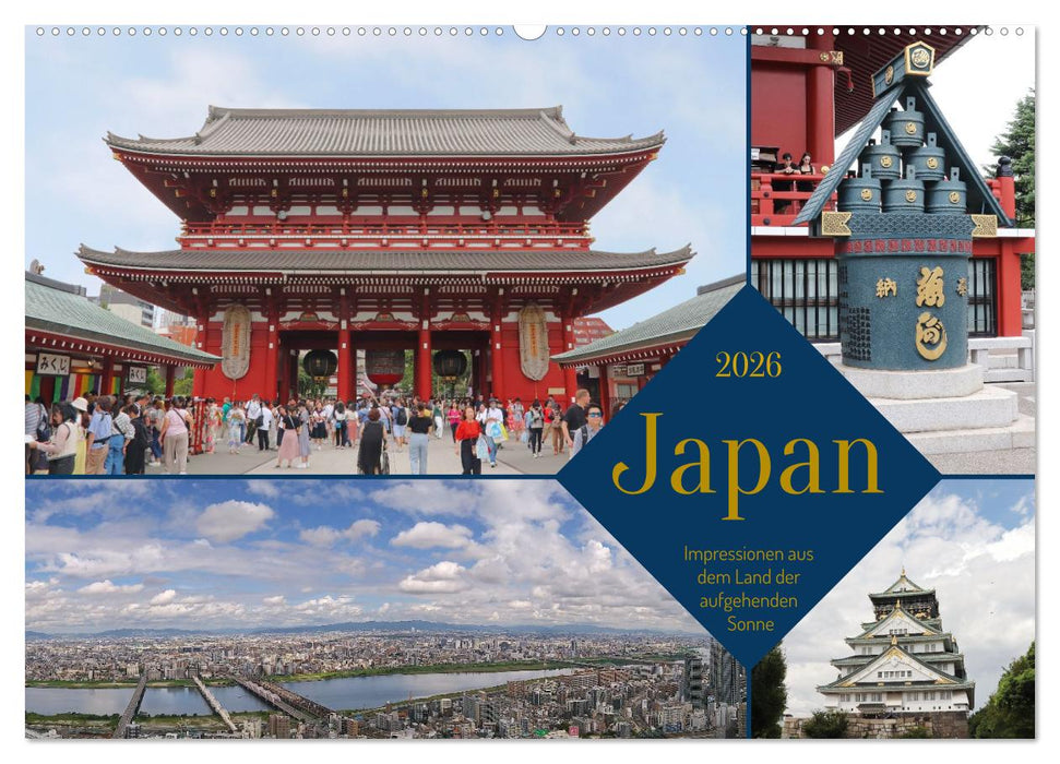 Japan - Impressionen aus dem Land der aufgehenden Sonne (CALVENDO Wandkalender 2026)