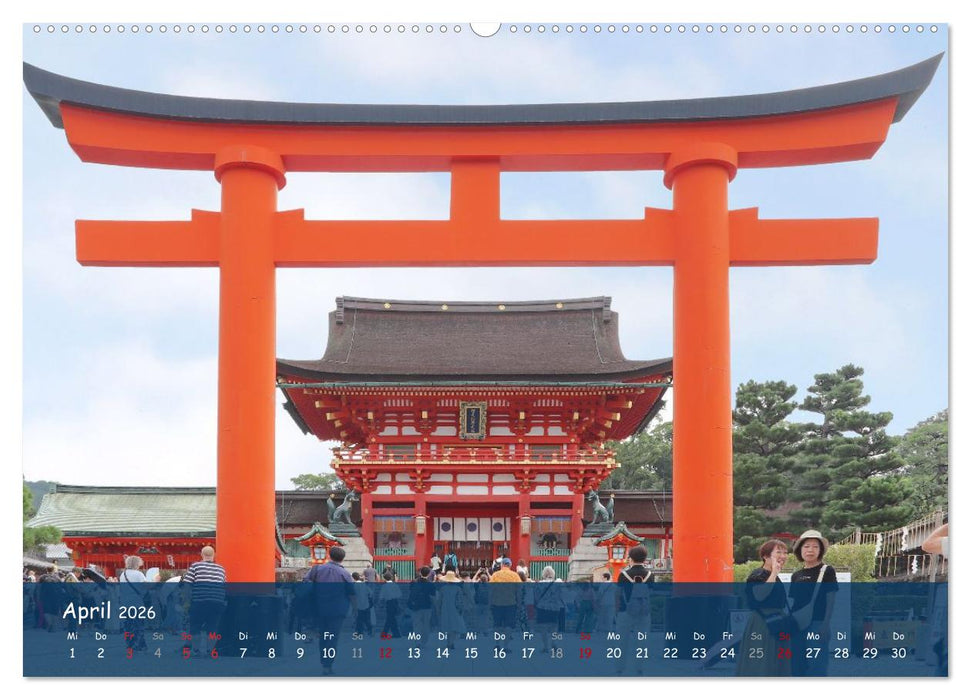 Japan - Impressionen aus dem Land der aufgehenden Sonne (CALVENDO Wandkalender 2026)
