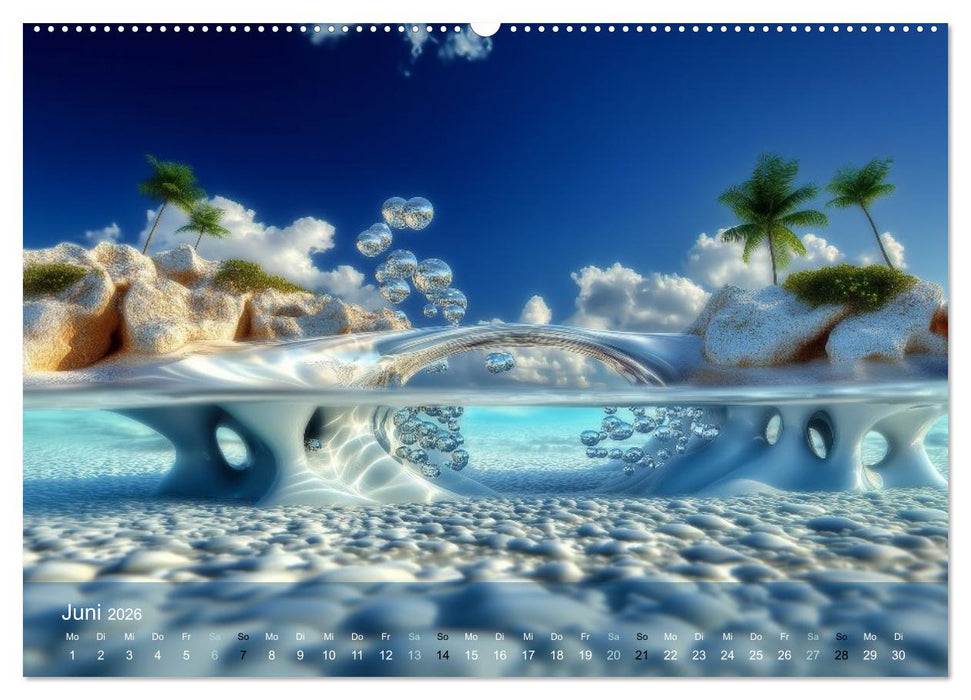 Wasserspiegelwelt (CALVENDO Premium Wandkalender 2026)