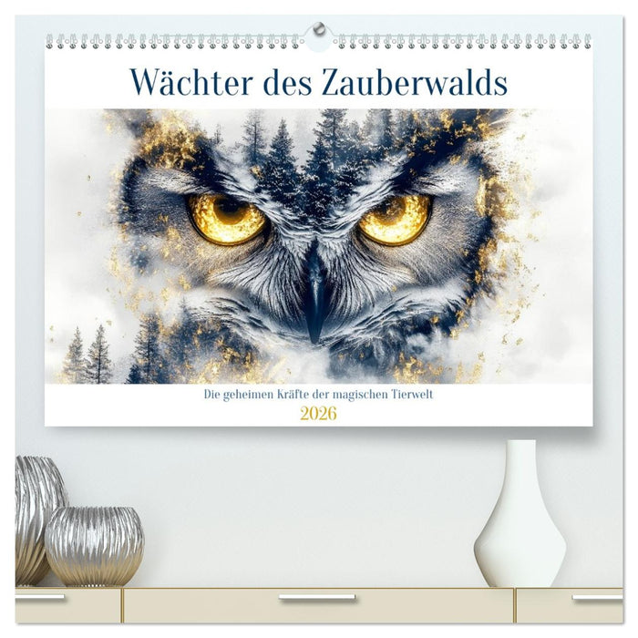 Wächter des Zauberwaldes (CALVENDO Premium Wandkalender 2026)