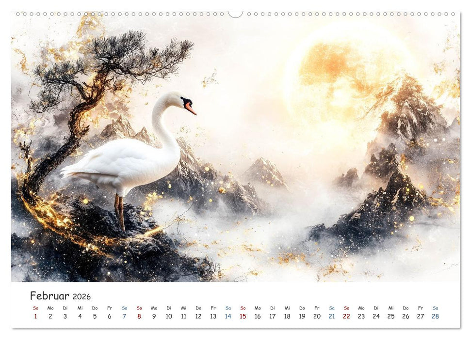 Wächter des Zauberwaldes (CALVENDO Premium Wandkalender 2026)