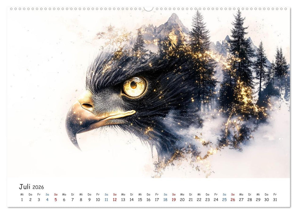 Wächter des Zauberwaldes (CALVENDO Premium Wandkalender 2026)