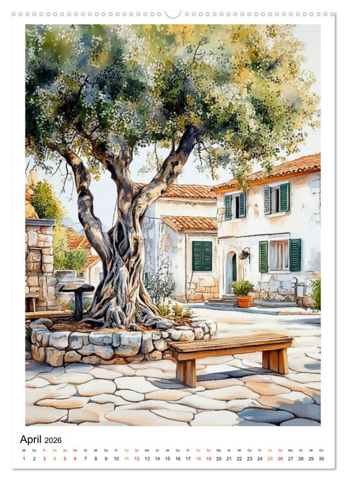 Kroatien - Natur, Städte, Lebensgefühl (CALVENDO Premium Wandkalender 2026)