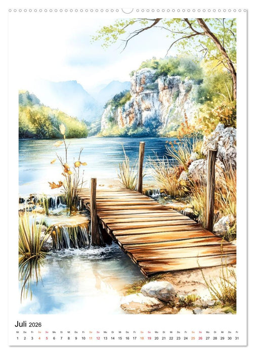 Kroatien - Natur, Städte, Lebensgefühl (CALVENDO Premium Wandkalender 2026)