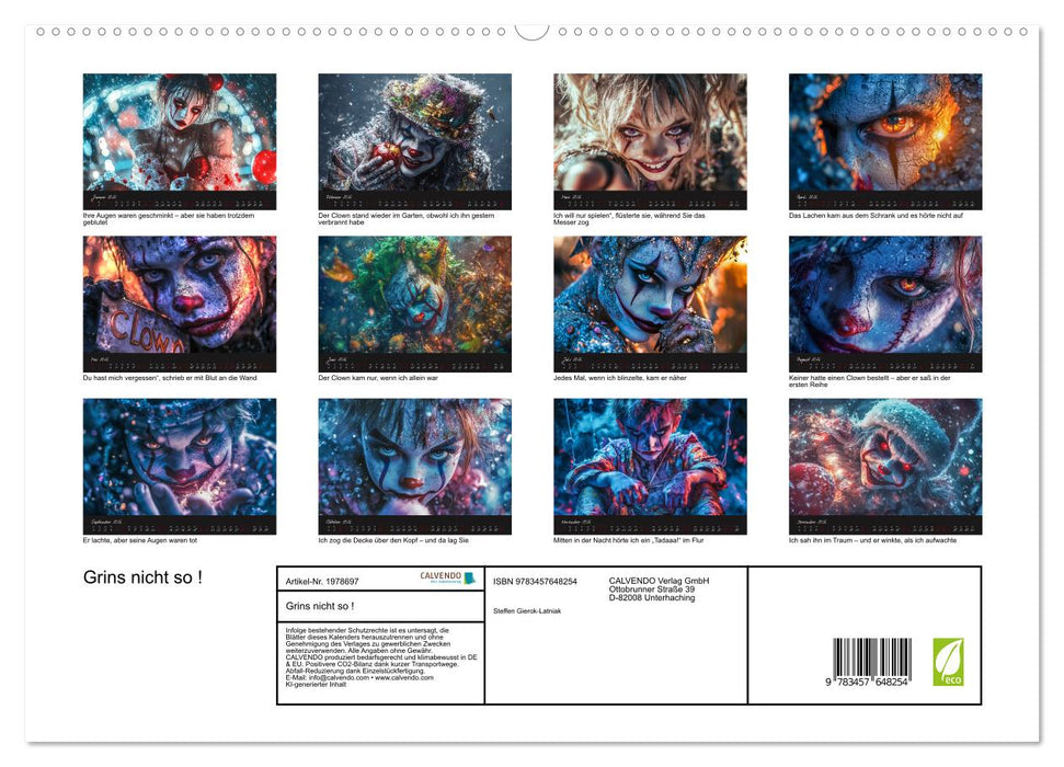 Grins nicht so ! (CALVENDO Premium Wandkalender 2026)