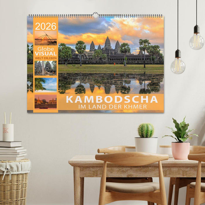 KAMBODSCHA - Im Land der Khmer (CALVENDO Wandkalender 2026)