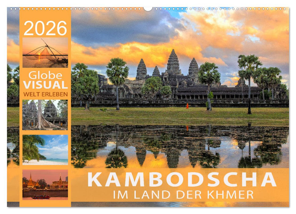 KAMBODSCHA - Im Land der Khmer (CALVENDO Wandkalender 2026)