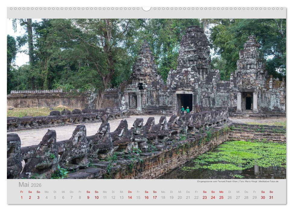 KAMBODSCHA - Im Land der Khmer (CALVENDO Wandkalender 2026)