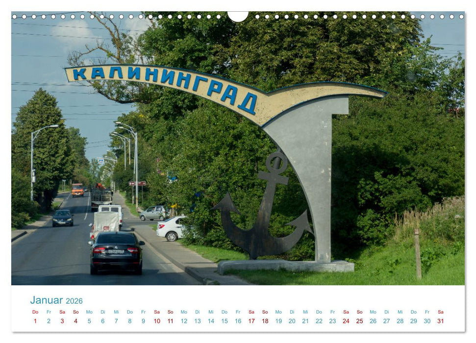 Kaliningrad - Königsberg (CALVENDO Wandkalender 2026)