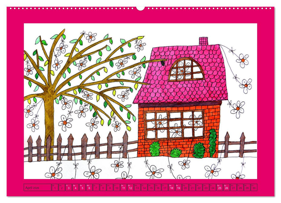 Wohnen mit Charme (CALVENDO Premium Wandkalender 2026)