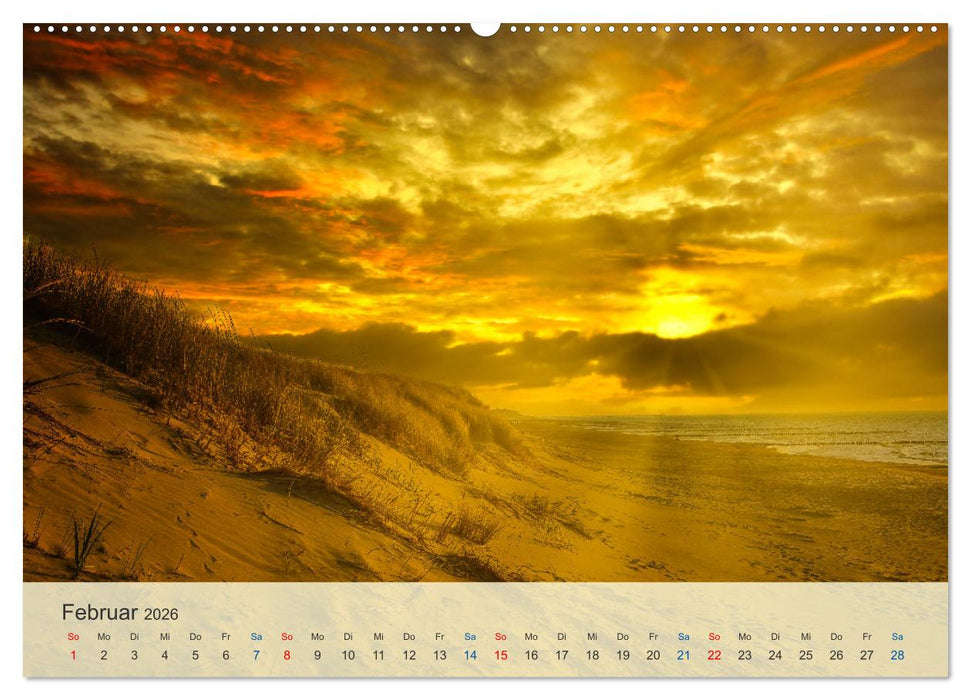 Wenn die Sonne unter geht (CALVENDO Premium Wandkalender 2026)