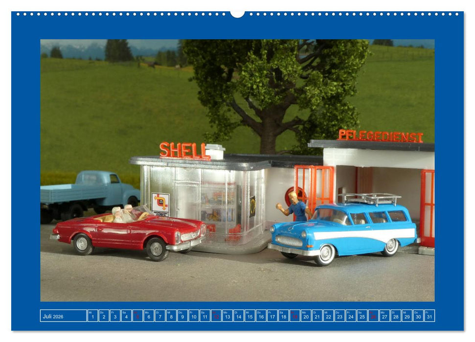 Die Welt der kleinen Autos (CALVENDO Premium Wandkalender 2026)