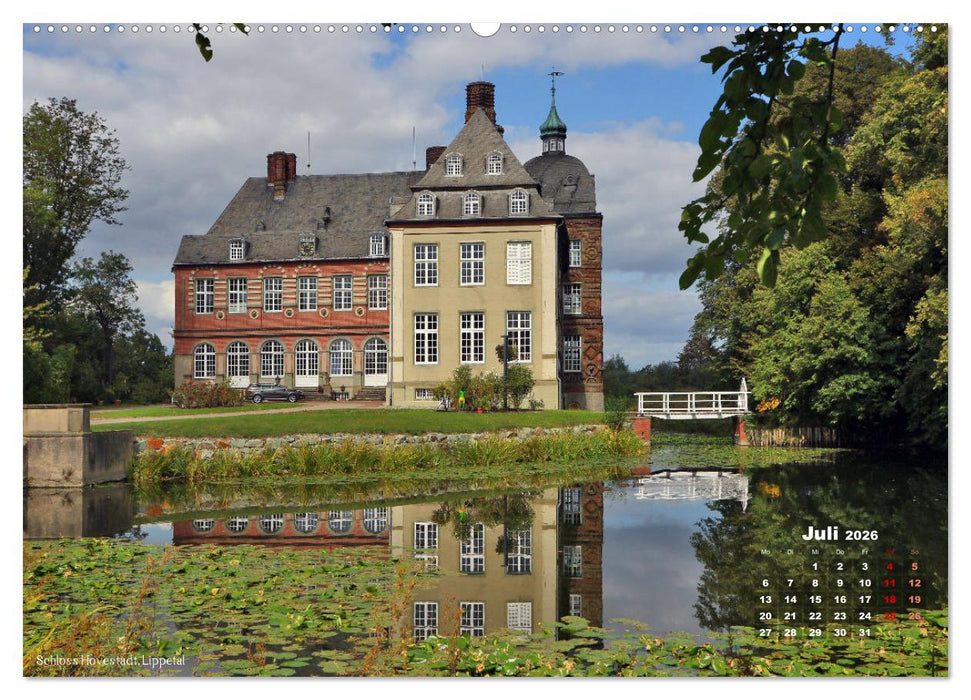 Burgen, Schlösser, Herrenhäuer im Sauerland (CALVENDO Premium Wandkalender 2026)