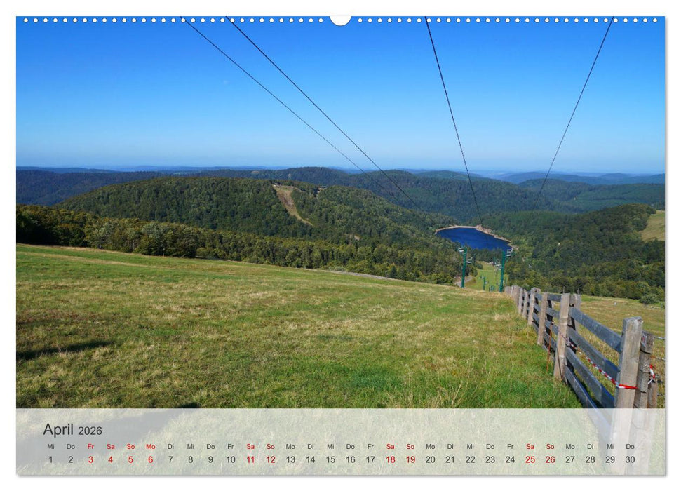 Vogesen - Das außergewöhnliche Naturerbe im Osten Frankreichs (CALVENDO Wandkalender 2026)