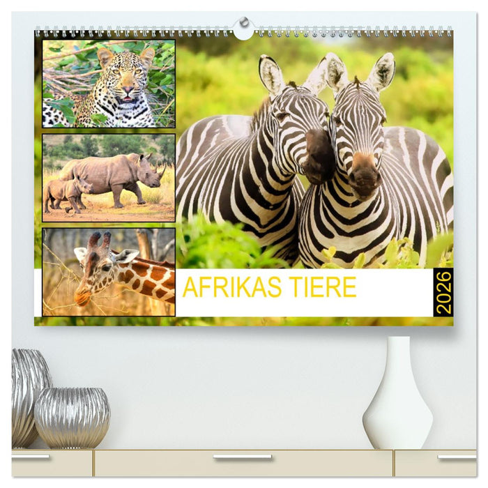 Afrikas Tiere. Majestäten in exotischer Wildnis (CALVENDO Premium Wandkalender 2026)