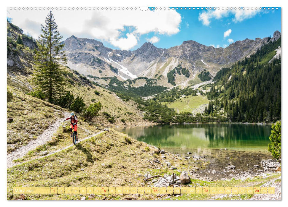 Einrad Downhill (CALVENDO Premium Wandkalender 2026)