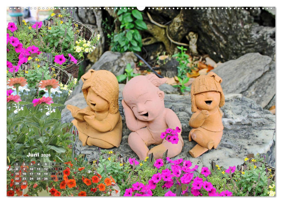 Mein Lustiger Garten, lach mal wieder (CALVENDO Premium Wandkalender 2026)