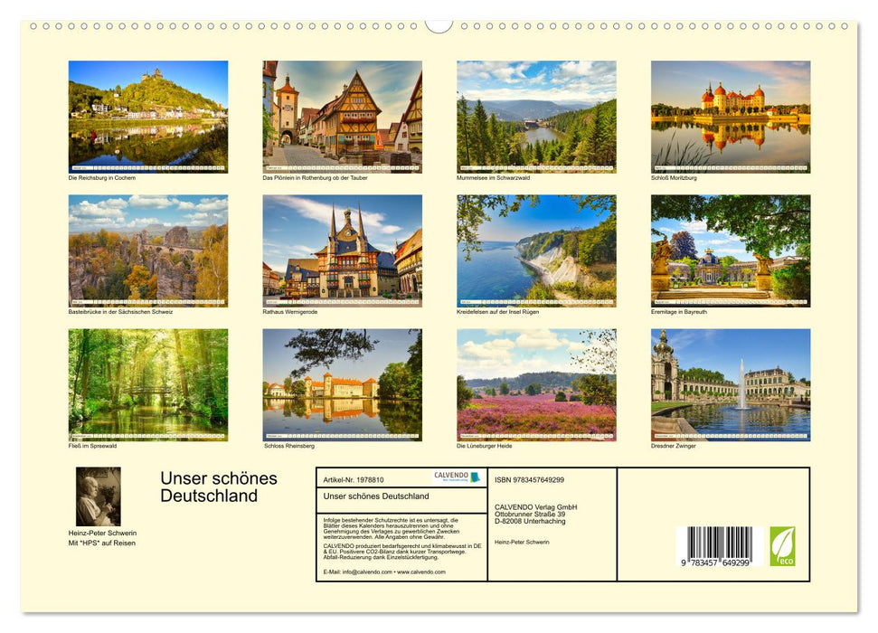 Unser schönes Deutschland (CALVENDO Premium Wandkalender 2026)