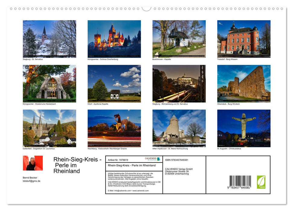 Rhein-Sieg-Kreis - Perle im Rheinland (CALVENDO Premium Wandkalender 2026)