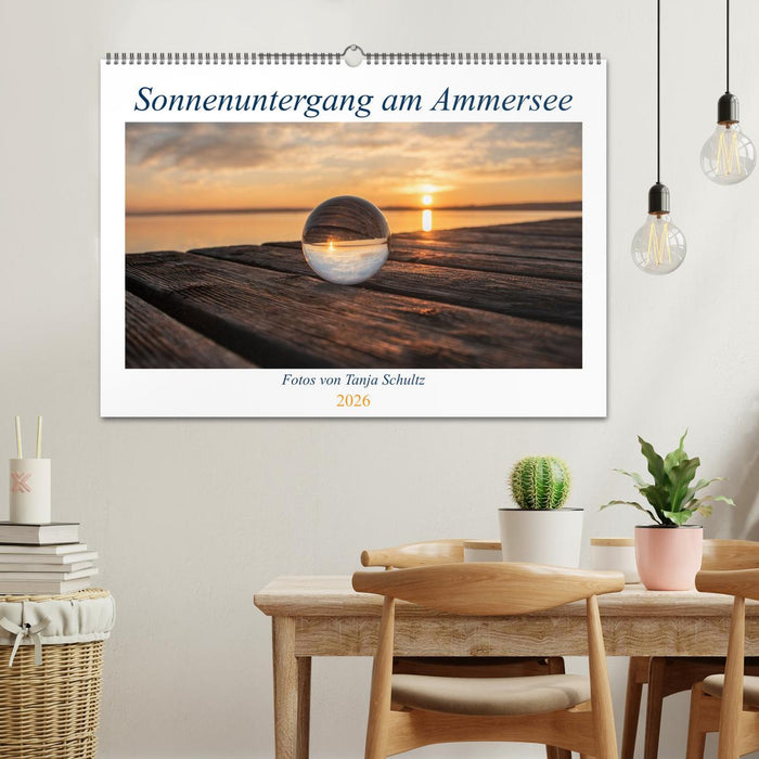 Sonnenuntergang am Ammersee (CALVENDO Wandkalender 2026)