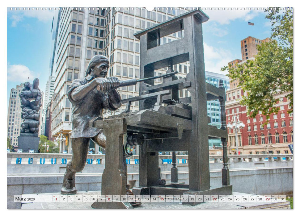 Philadelphia - Impressionen (CALVENDO Premium Wandkalender 2026)