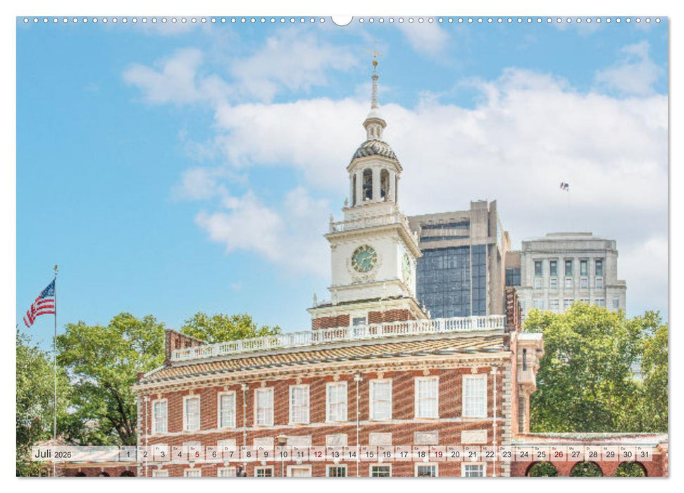 Philadelphia - Impressionen (CALVENDO Premium Wandkalender 2026)
