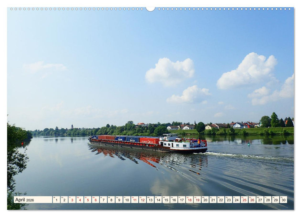 Vom Ried an die Bergstraße, durch den Odenwald ins Neckartal (CALVENDO Premium Wandkalender 2026)