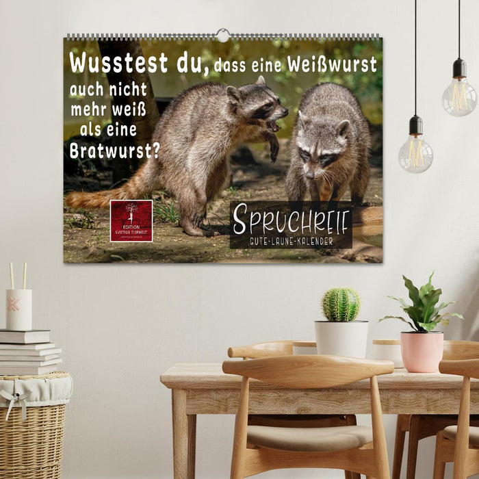 Spruchreif - Gute-Laune-Kalender (CALVENDO Wandkalender 2026)